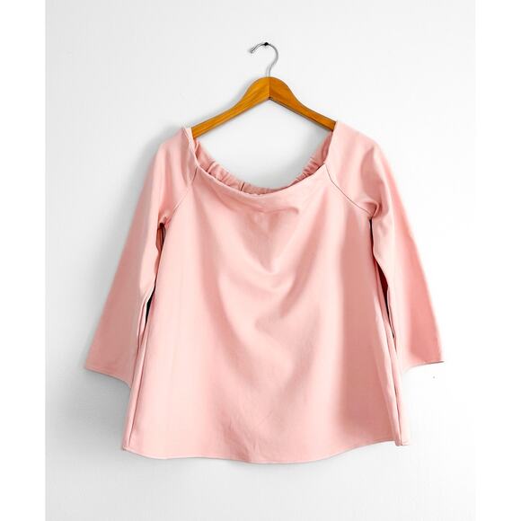 Tuckernuck Miranda Blush Pink Off The Shoulder Top size XL - Picture 3 of 7